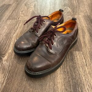 Timberland Dark Brown Leather Men's Oxfords size 10 waterproof